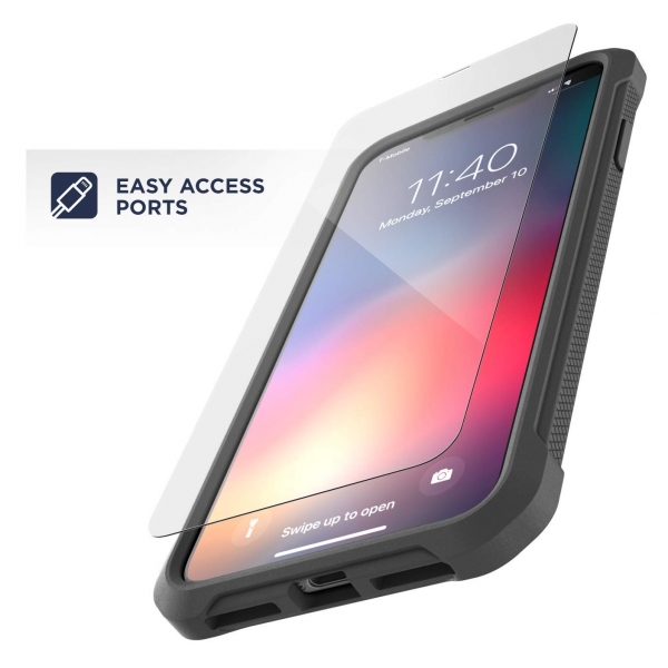 Encased iPhone XR Falcon Serisi effaf Klf-Grey