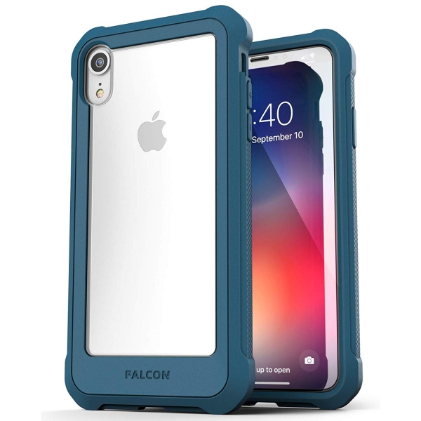 Encased iPhone XR Falcon Serisi effaf Klf-Blue