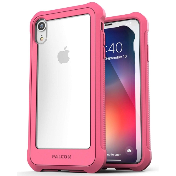 Encased iPhone XR Falcon Serisi effaf Klf-Pink