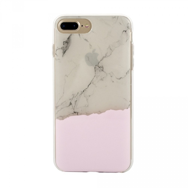End Scene iPhone 8 Plus Klf-Marble Pink