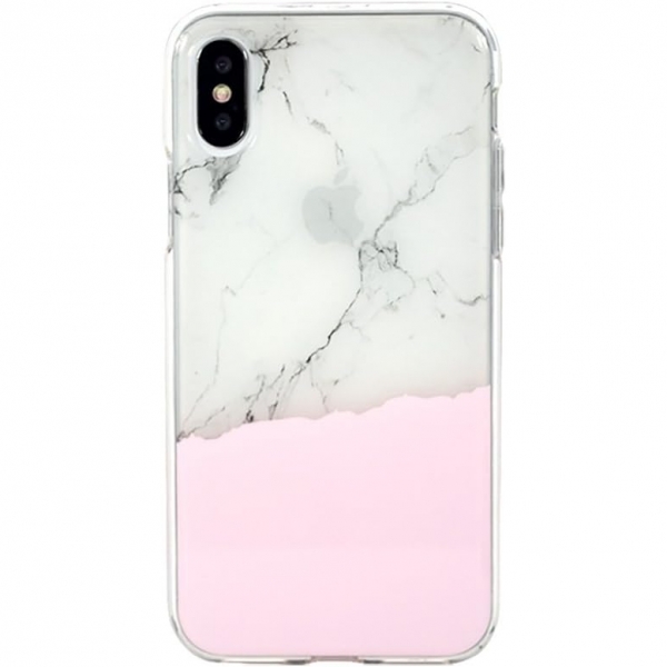 End Scene iPhone X Klf-MARBLE PINK