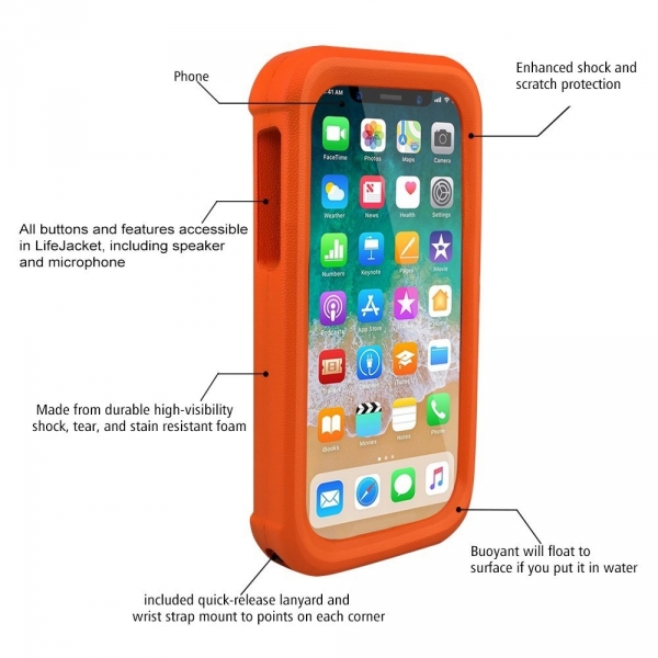 Eonfine Apple iPhone 8 Su Geirmez Yzen Klf