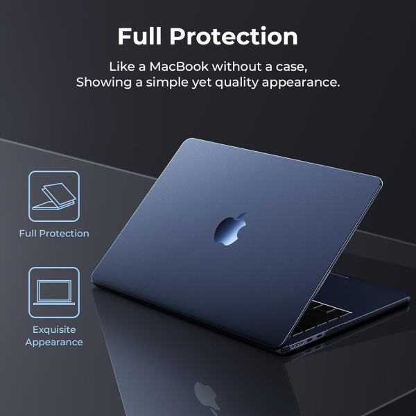 EooCoo MacBook Air M3 Ultra nce Klf (15 in)-Midnight Clear 