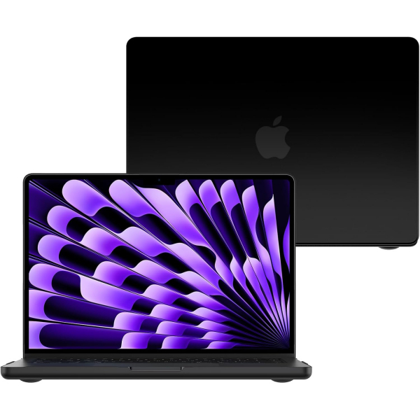 EooCoo MacBook Air M3 Ultra nce Klf (15 in)-Black Titanium Clear 