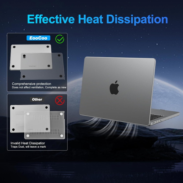 EooCoo MacBook Pro M4 Ultra nce Klf (16 in)-Space Gray 