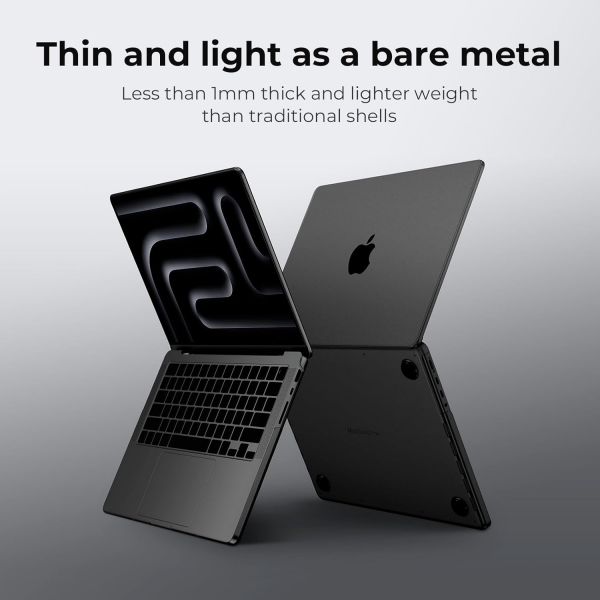 EooCoo MacBook Pro M4 Uyumlu Klf (14 in)-Space Black 