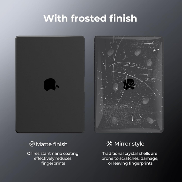 EooCoo MacBook Pro M4 Uyumlu Klf (14 in)-Space Black 