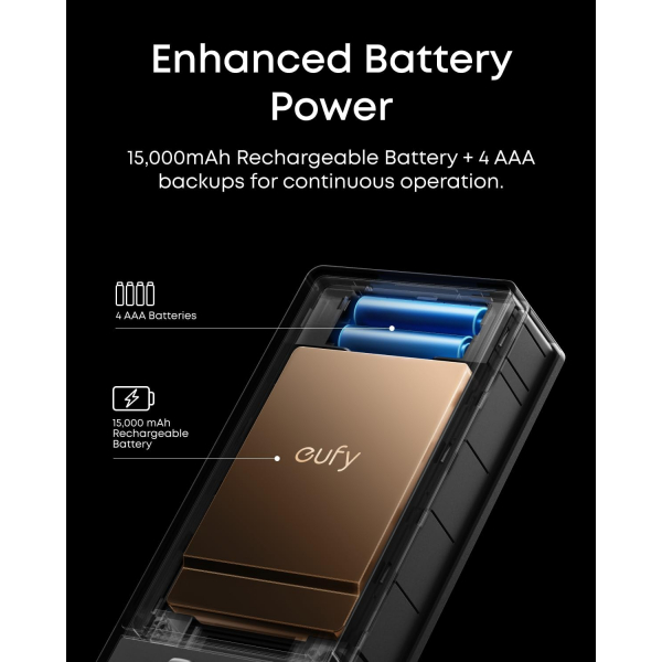 Eufy FamiLock S3 Max 2K Ak�ll� Kap� Kilidi Zil Sistemi