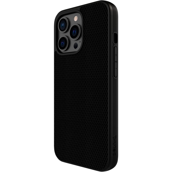 Evutec AERGO Serisi iPhone 13 Pro Max Balistik Klf (MIL-STD-810G)-Black
