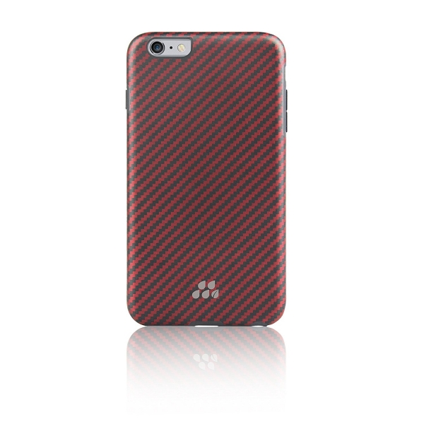 Evutec iPhone 6 Karbon SI Lorica Klf-KOZANE RED BLACK