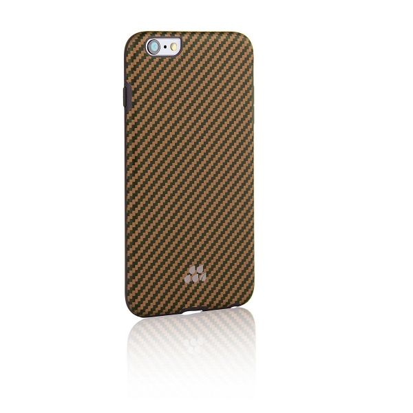 Evutec iPhone 6 Karbon SI Lorica Klf-BREWSTER BLACK TAN