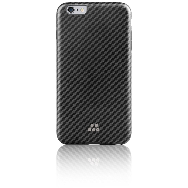 Evutec iPhone 6 Plus / 6S Plus Karbon SI Serisi Klf-Black Gray