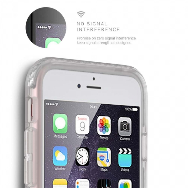 Evutec iPhone 7 Selenyum Fme effaf Klf-Clear Silver