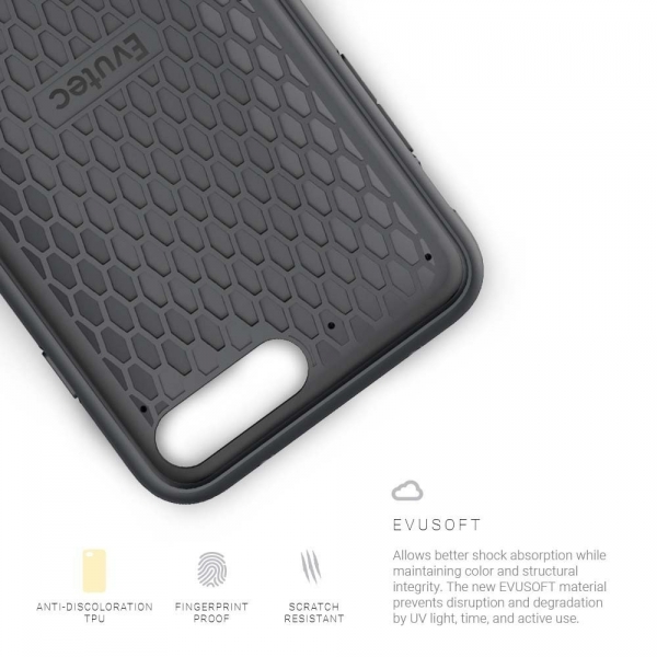 Evutec iPhone 7 Plus AERGO Balistik Klf ve Manyetik Ara in Tutucu (MIL-STD-810G)-Black