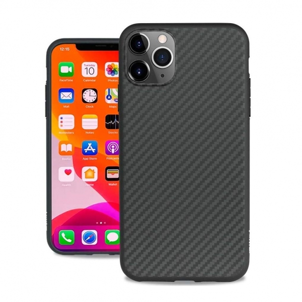 Evutec Apple iPhone 11 Pro Max Karbon Klf  (MIL-STD-810G)