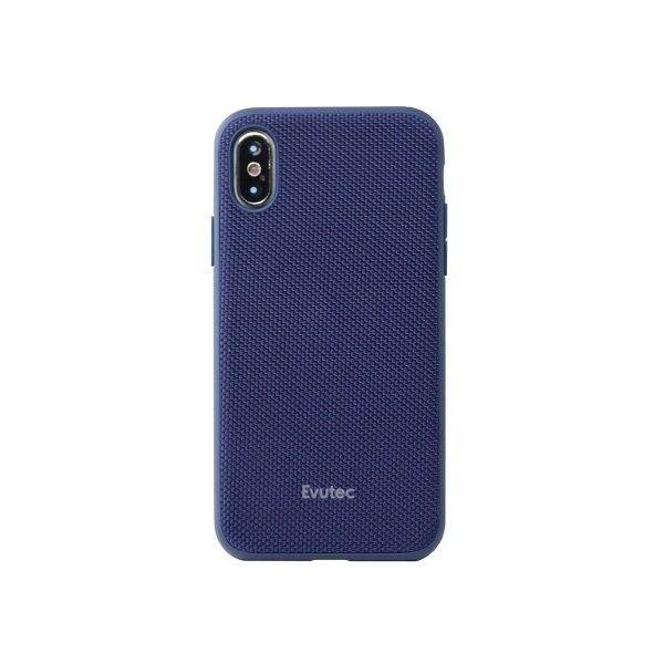 Evutec iPhone X AERGO Serisi Balistik Klf (MIL-STD-810G)-Blue