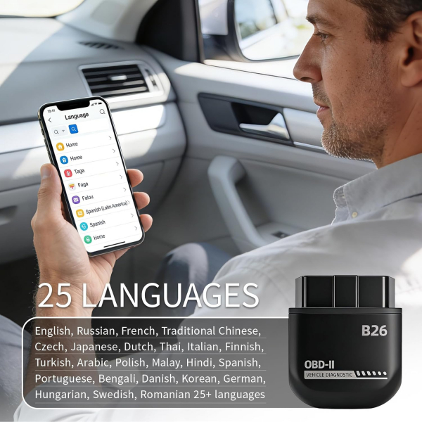 FERON�X B26 Bluetooth OBD2 Ara� Tan� Cihaz�