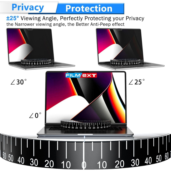 FILMEXT MacBook Pro M4 Privacy Ekran Koruyucu (14 in)