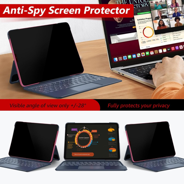 bersem iPad A16 Privacy Ekran Koruyucu