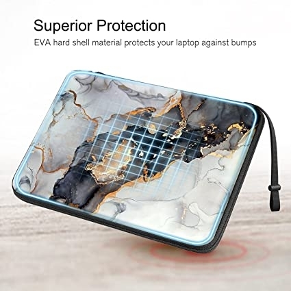 FINPAC Laptop antas (13 in)-Marble