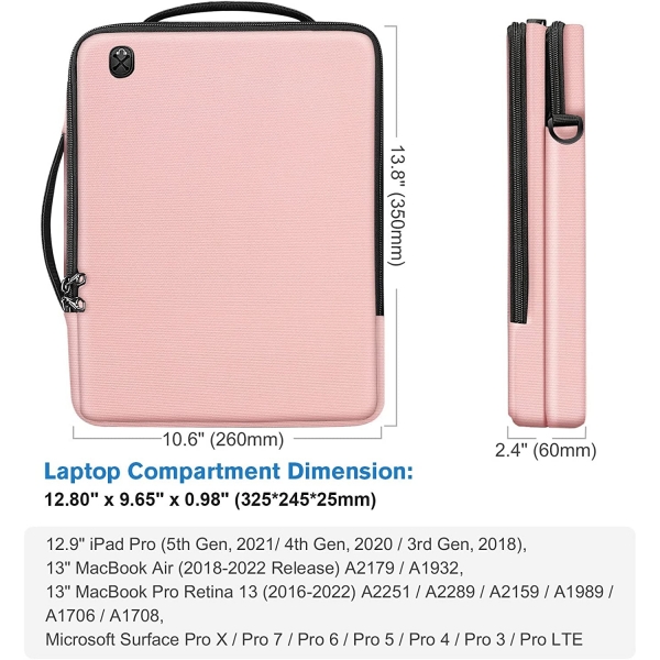 FINPAC MacBook Air/Pro Omuz antas (13 in)-Pink