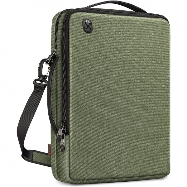 FINPAC MacBook Air/Pro Omuz antas (13 in)-Olive