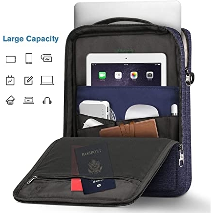 FINPAC MacBook Air/Pro Omuz antas (13 in)-Navy