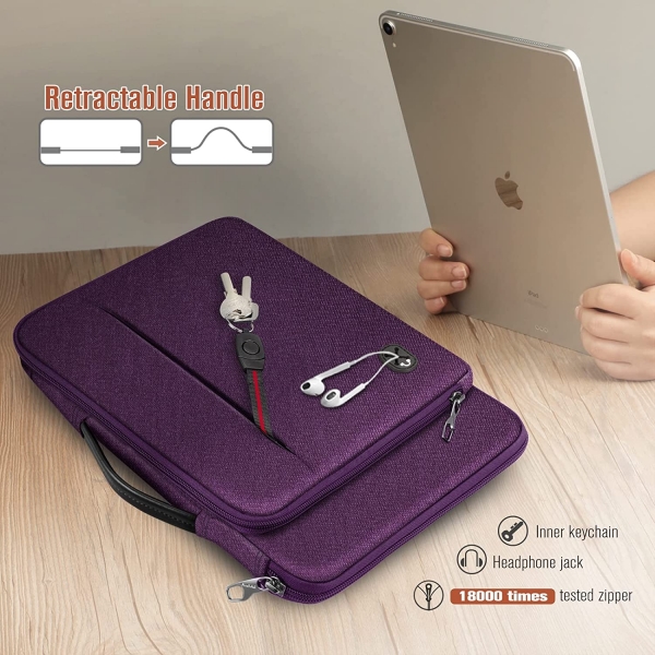 FINPAC Omuz Tablet antas (12.9 in)-Purple
