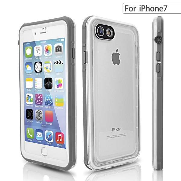 FITFORT iPhone 7 Su Ge�irmez K�l�f-Grey