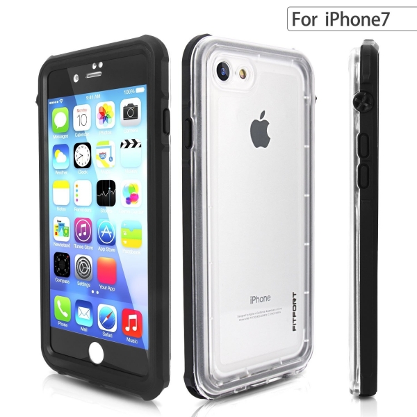 FITFORT iPhone 7 Su Ge�irmez K�l�f-Black