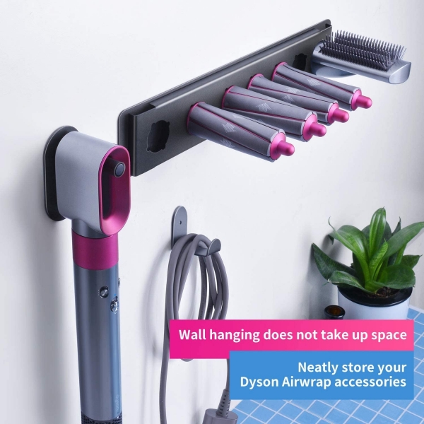 FLE Dyson Airwrap Styler Aksesuarlar iin Duvar Raf