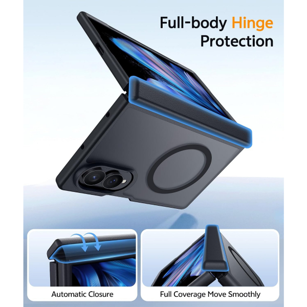 FNTCASE Galaxy Z Fold 8 K�l�f-Black