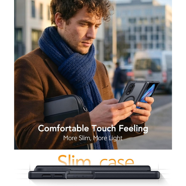 FNTCASE Galaxy Z Fold 8 K�l�f-Black