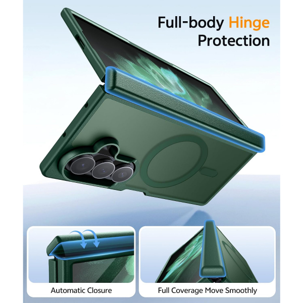 FNTCASE Galaxy Z Fold 8 Ultra K�l�f-Green