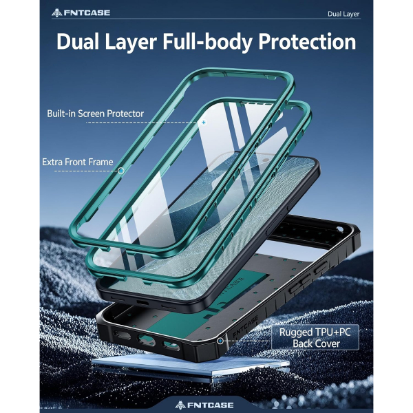 FNTCASE Google Pixel 11/11 Pro Korumal� Standl� K�l�f-Green