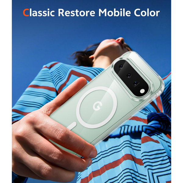 FNTCASE Google Pixel 11/11 Pro Manyetik �effaf K�l�f-Clear