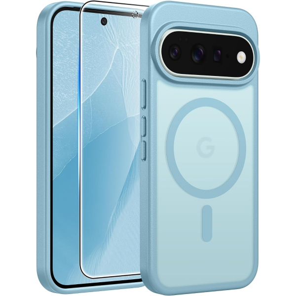 FNTCASE Google Pixel 11 / 11 Pro Uyumlu Manyetik K�l�f-Teal