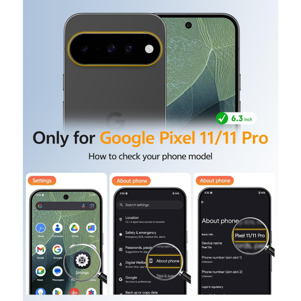 FNTCASE Google Pixel 11 / 11 Pro Uyumlu Manyetik K�l�f-Green