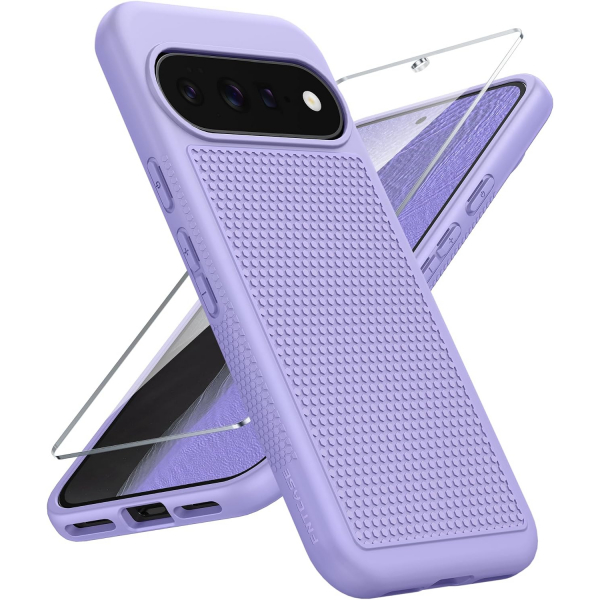 FNTCASE Google Pixel 11 / Pixel 11 Pro Kaymaz TPU K�l�f-Light Purple