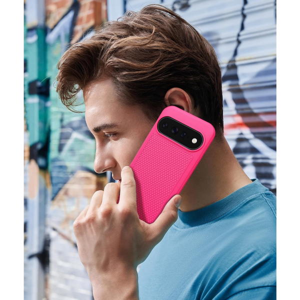 FNTCASE Google Pixel 11 / Pixel 11 Pro Kaymaz TPU K�l�f-Hot Pink
