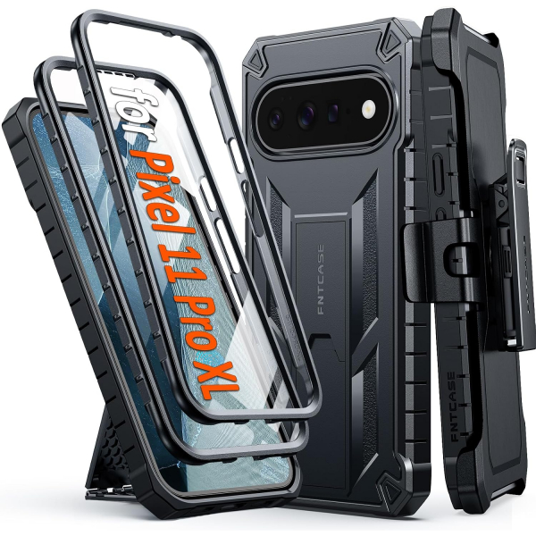 FNTCASE Google Pixel 11 Pro XL Klipsli Standl� K�l�f
