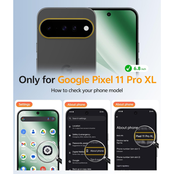 FNTCASE Google Pixel 11 Pro XL  Manyetik Mat K�l�f-Green