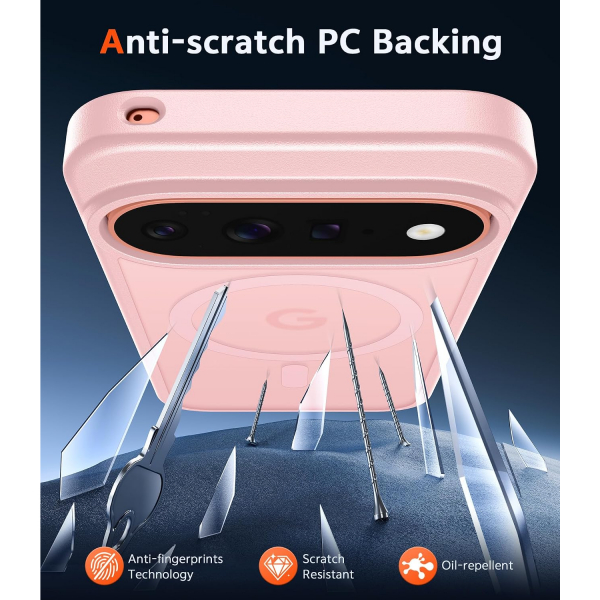 FNTCASE Google Pixel 11 Pro XL �effaf K�l�f-Pink