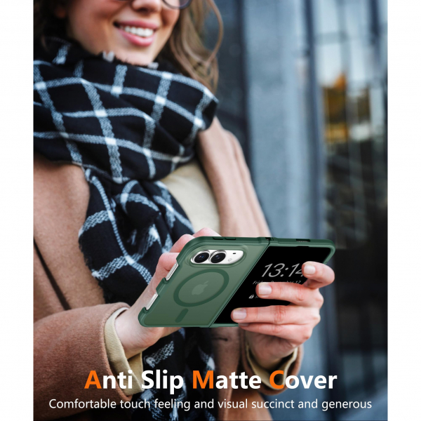 FNTCASE iPhone Duo MagSafe Ekran Koruyuculu K�l�f-Green