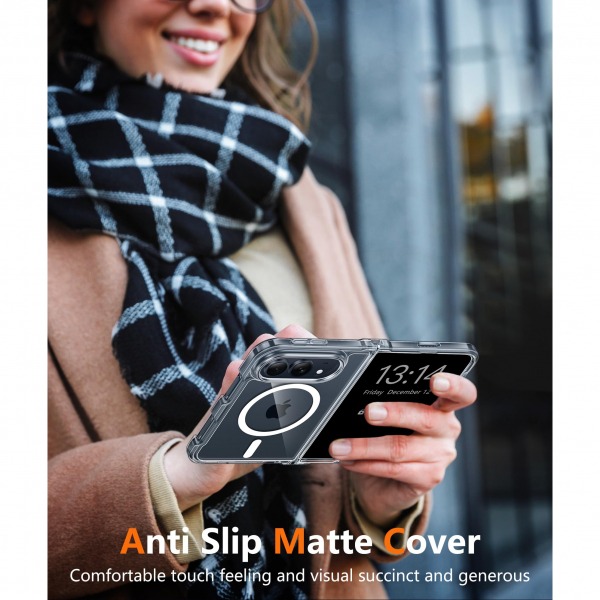 FNTCASE iPhone Duo MagSafe Ekran Koruyuculu K�l�f-Clear