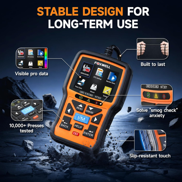 FOXWELL NT301 OBD 2 Ara� Tan� Cihaz�