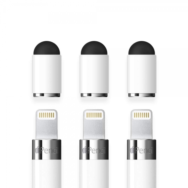 FRTMA Apple Kalem in Yedek Stylus Kapak (3 Adet)-White