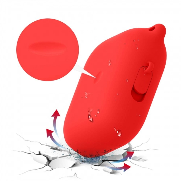 FRTMA AirPods Pro Suya Dayan�kl� Silikon K�l�f (2019)-Red