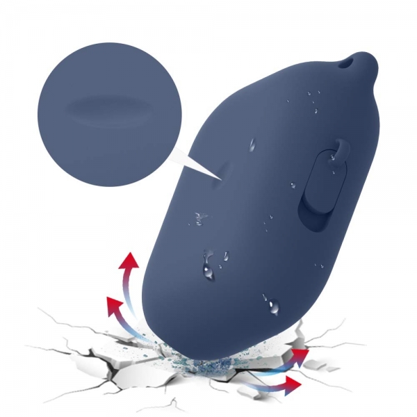 FRTMA AirPods Pro Suya Dayan�kl� Silikon K�l�f (2019)-Midnight Blue