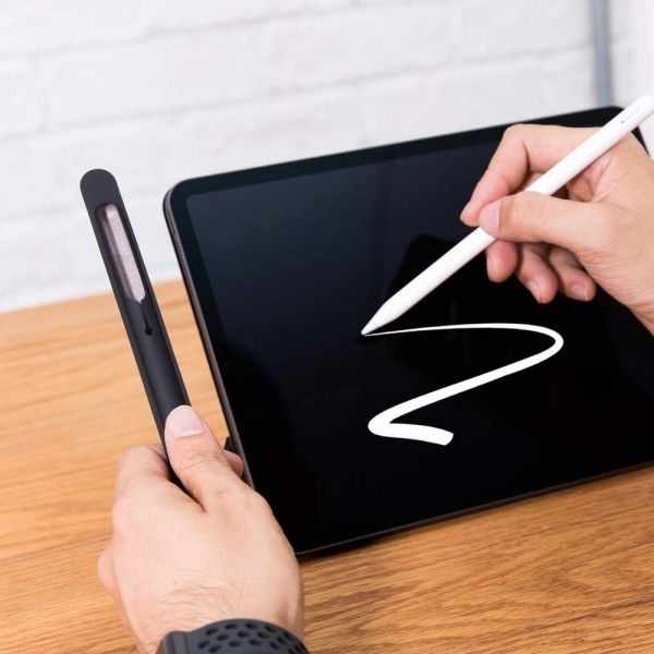 FRTMA Apple Pencil 2 Deri K�l�f-Black